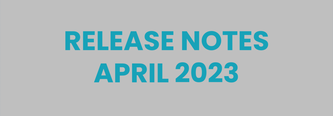 Release notes: April 2023