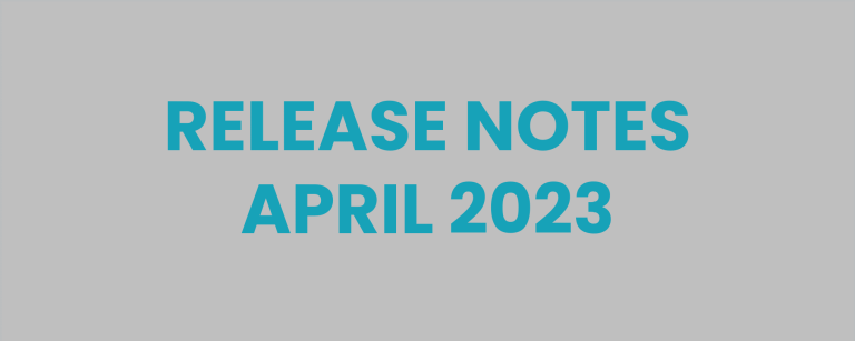 Release notes: April 2023