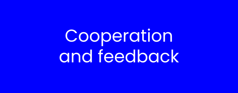 Cooperaton and feedback