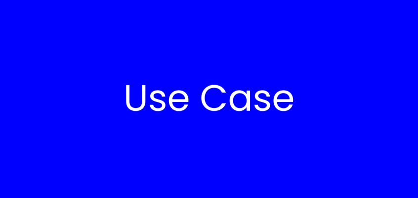 Use case: Challenges at a customer