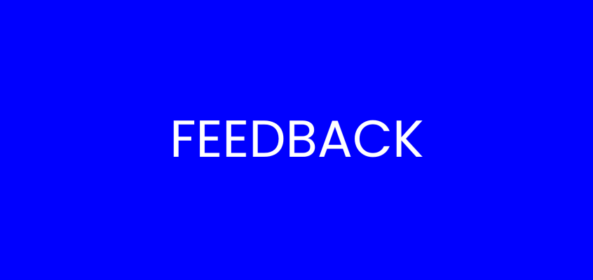 Feedback: are you still on the right track?