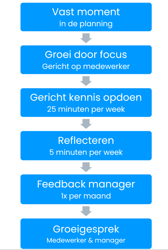 Hier staat het proces beschreven voor de medewerker.